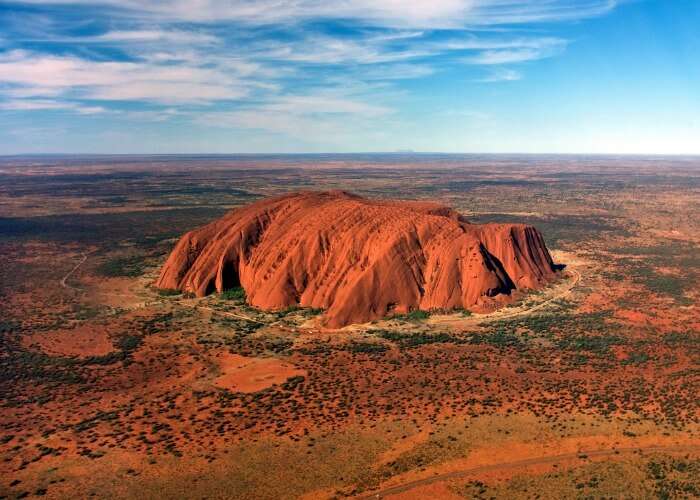 World's largest rock in Australia