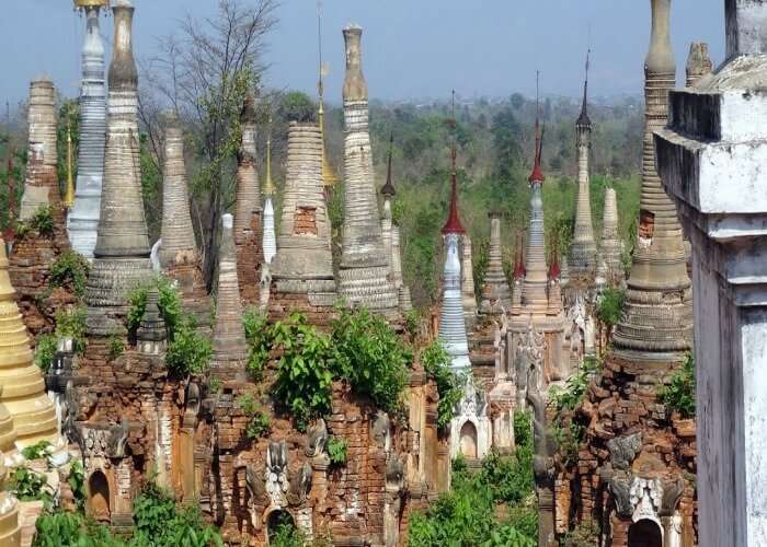 Hundreds of temples at one place