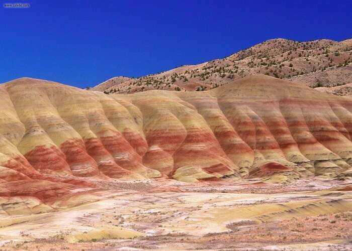 Different shades of hills of John day fossil beds