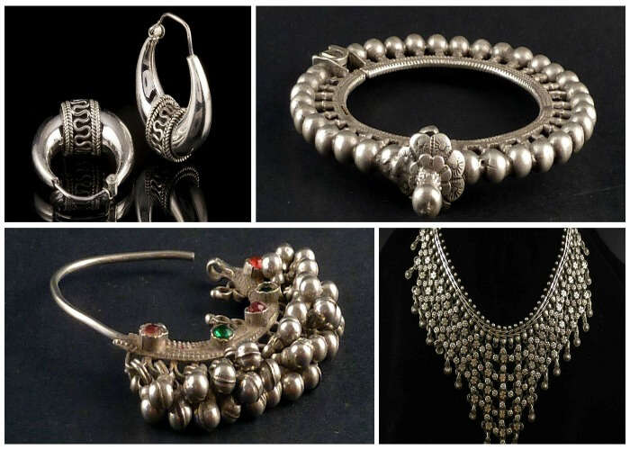 Indulge in silver jewelry shopping in Sarafa bazar