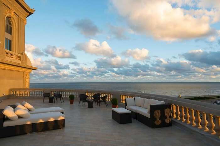 Terrace of the Sofitel Montevideo Casino Carrasco & Spa