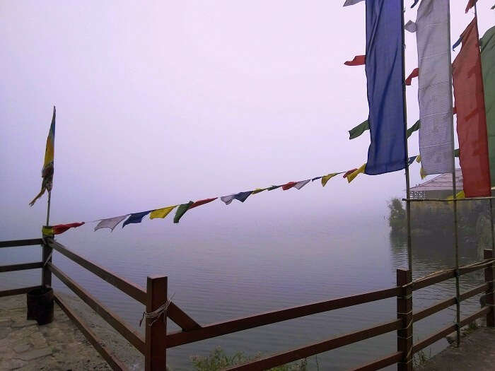 View of the Tsomgo lake in Sikkim