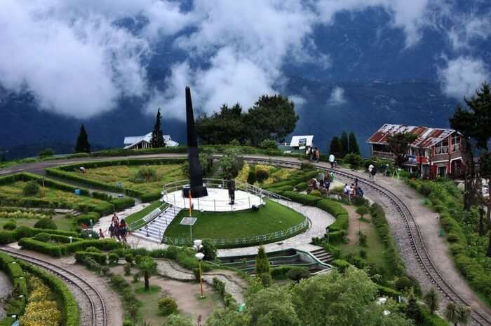 A view of the hill top restaurant in Kalimpong