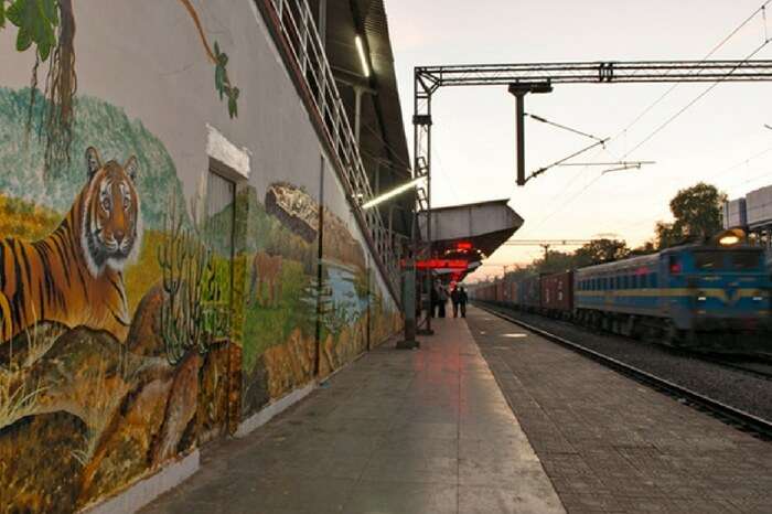 A view of Sawai Madhopur railway station