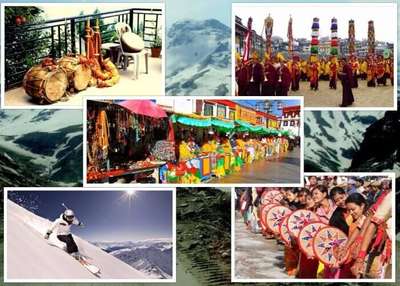 Enjoy the Winter Carnival in Manali, a merry combination of bright colours, dance and folk music