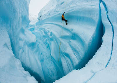 Go on a daring Ice Climbing expedition in Manali, one of the best things to do in Manali during snowfall