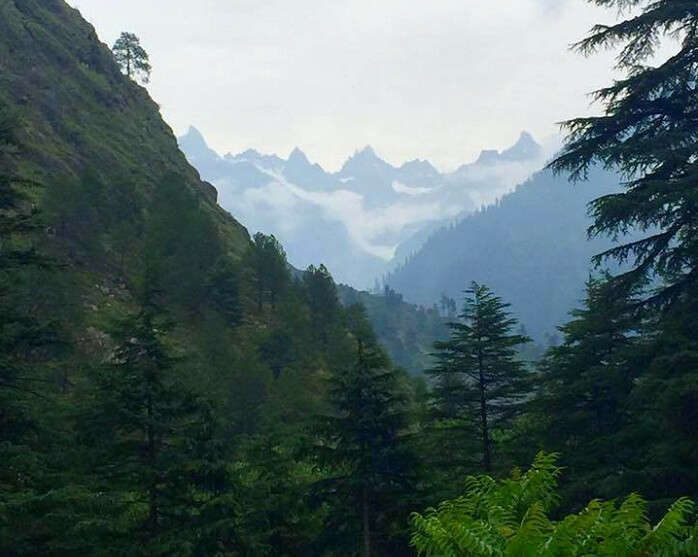 Arriving at the green land of Kasol