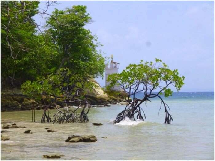 Lighthouse beach in Andaman island