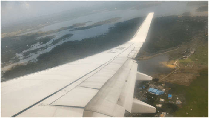 Plane in Andaman