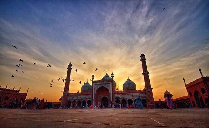 Jama Masjid, the largest and most beautiful mosque in India