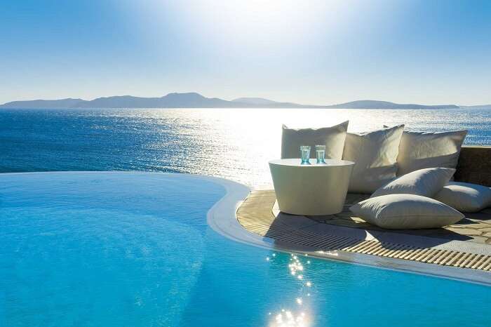 Beautiful pool in Mykonos Grand Hotel & Resort