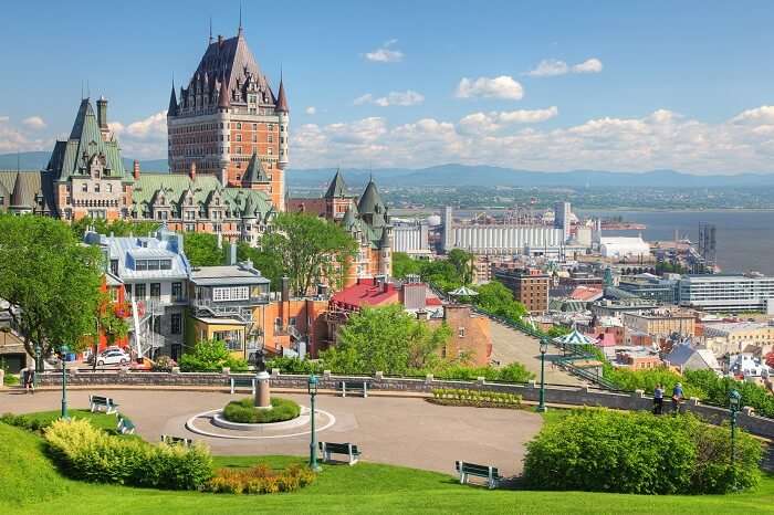 Chateau Frontenac in Old Quebec City