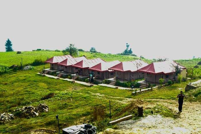 Camp stay style hotel in Chakrata