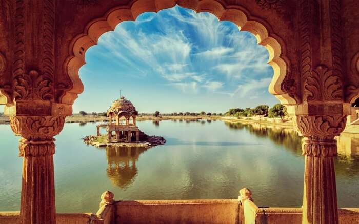 Gadisar Lake is among the most beautiful lakes of Rajasthan