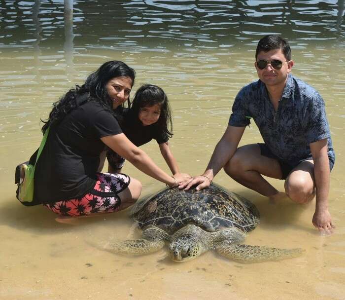 Mitaksh and his family in Bali