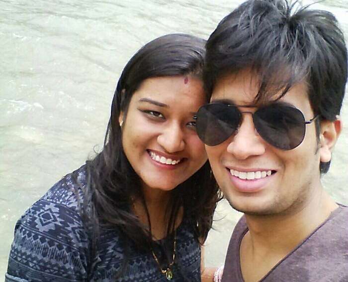 Anurag and his wife in Bhutan