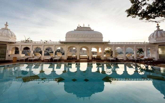 Pool in Lake Palace Udaipur