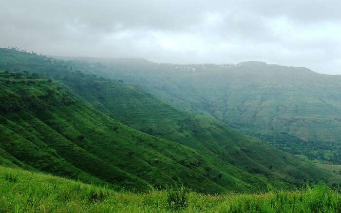 Serene mountainscape of Panchgani - one of the best camping sites near Pune