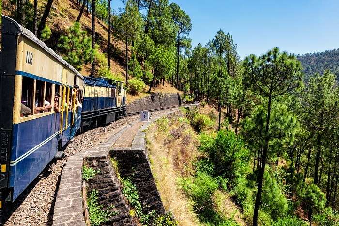 Toy train of Kalka-Shimla Railway built in 1898