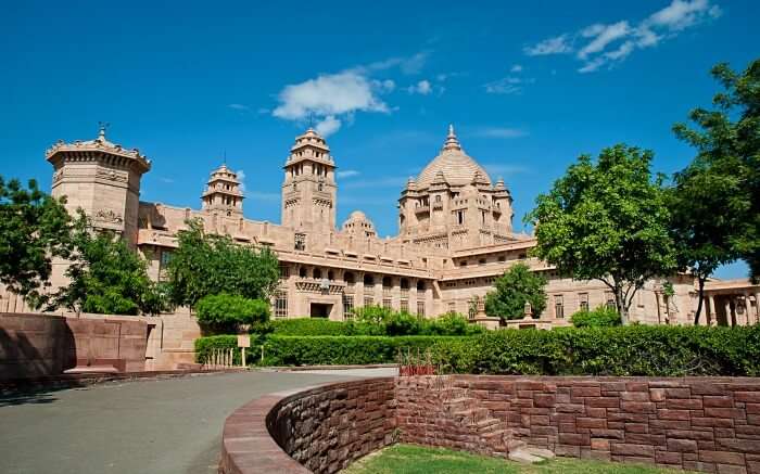 Royal Facade of Umaid Bhavan Palace