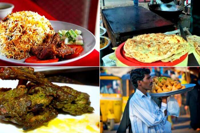 Plenty of street food options available near Pragati Gully