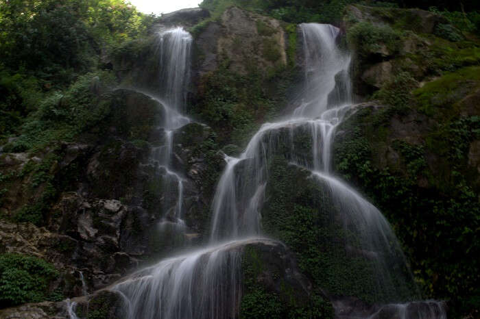 The beautiful Mandakini waterfalls that you can visit on your trip to Nathula Pass