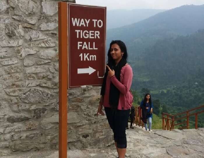 Anamika near Tiger Fall 