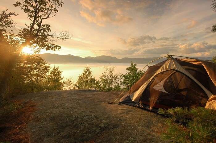 Forest campsites near outlet me