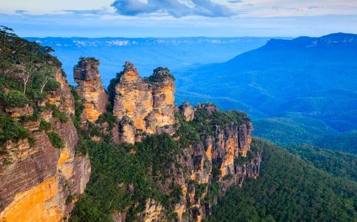 Top view of Echo Point in Australia