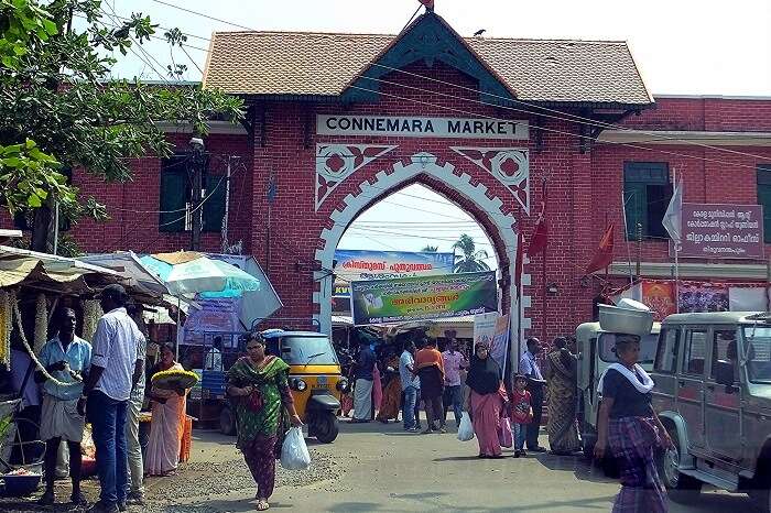Entrance to the Connemara Market in Trivandrum