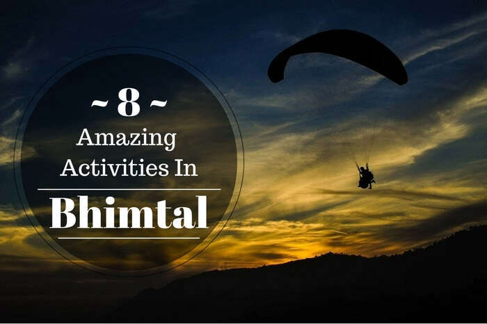 Paragliding is one of the adventurous things to do in Bhimtal