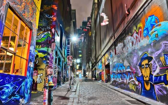 Graffiti in Hosier Lane 