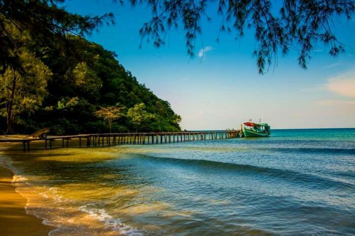 A captivating view of Lazy beach on the Koh Rong island