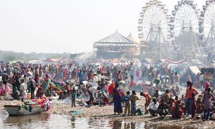 A scene from the Baneshwar festival in Rajsthan