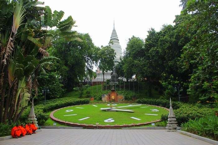 Beautiful gardens in Cambodia