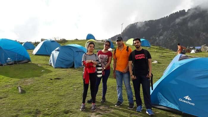 Triund camp stay