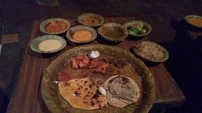 Rajasthani food of Chokhi Dhani