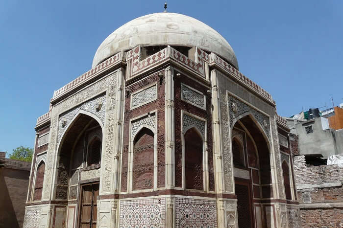 The Atgha Khan Tomb at Nizauddin that is one of the historical places of Delhi