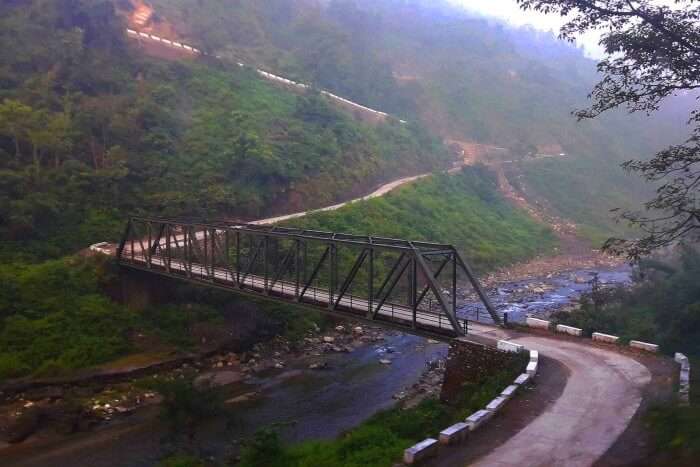 The bridge over the splendid Khoh river