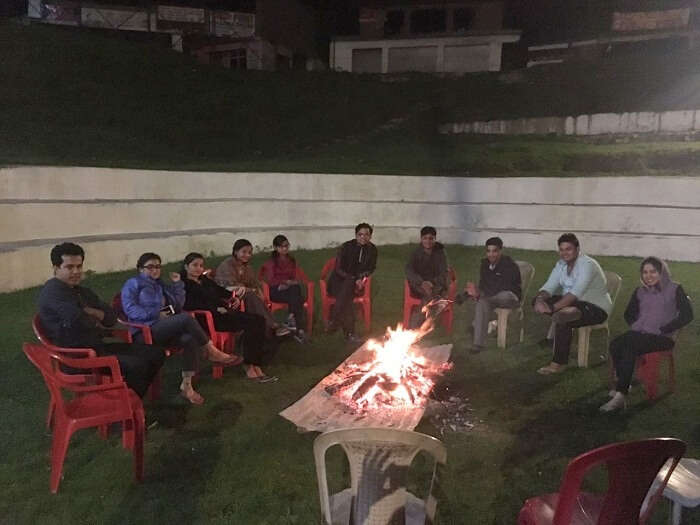Bonfire dinner in Kalatop