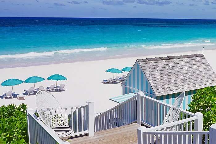 A snap of the Dunmore Beach at the Harbour Island in Bahamas