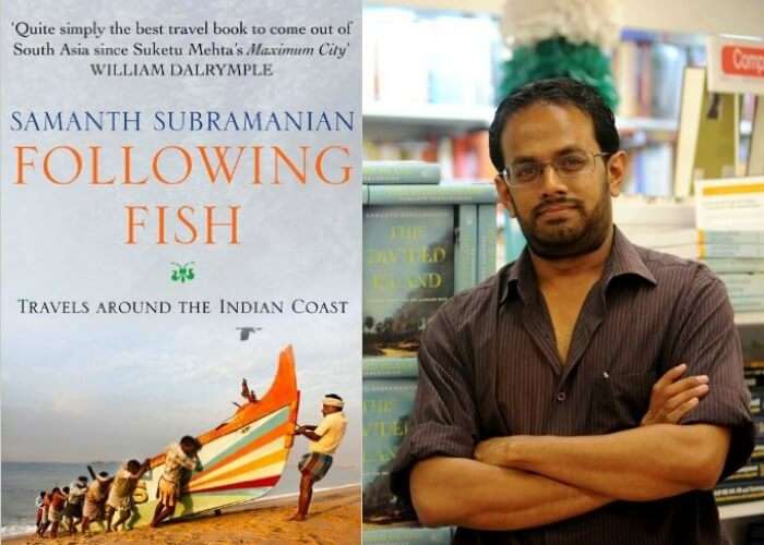 The book jacket and author of the book - Following Fish