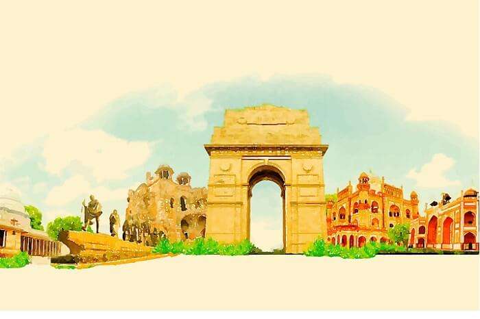 Some of the popular historical monuments in Delhi