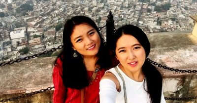 Regina on a trip to Jaipur