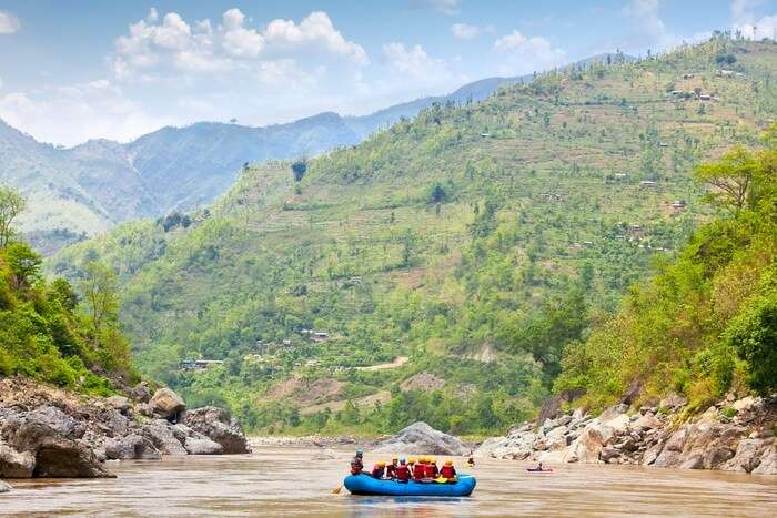 Rafting on the Bhote Koshi in Nepal