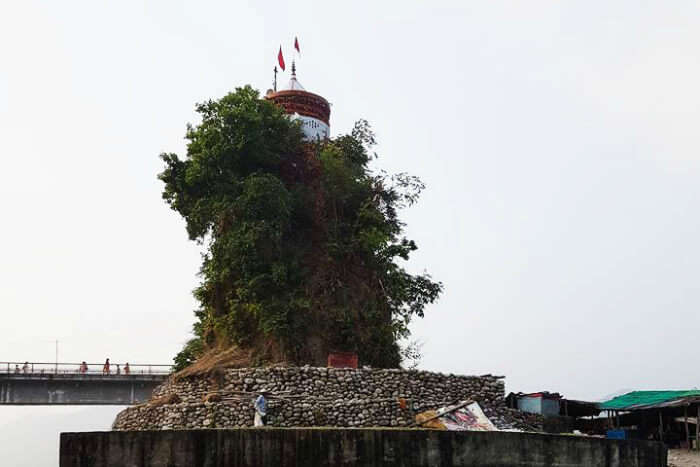 Seeking blessings at Garjiya Devi Temple