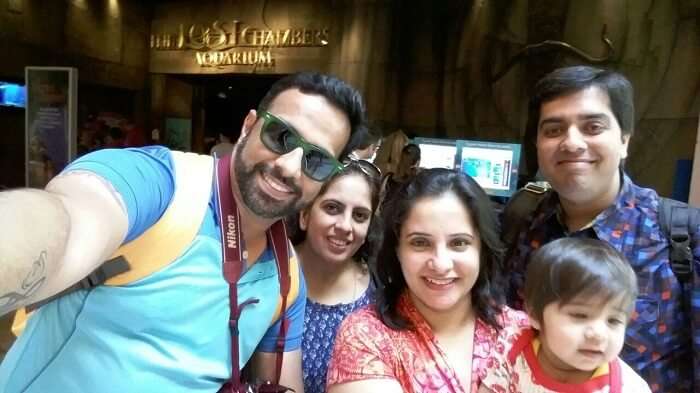 Family travels together to Dubai