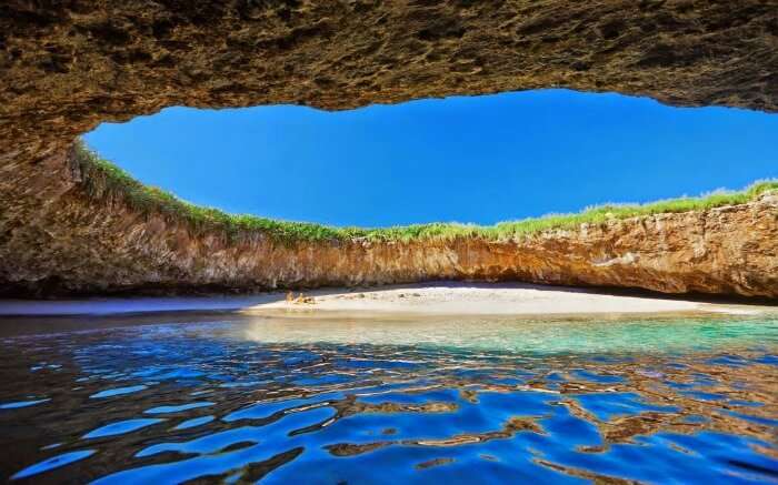 Hidden Beach in Mexico