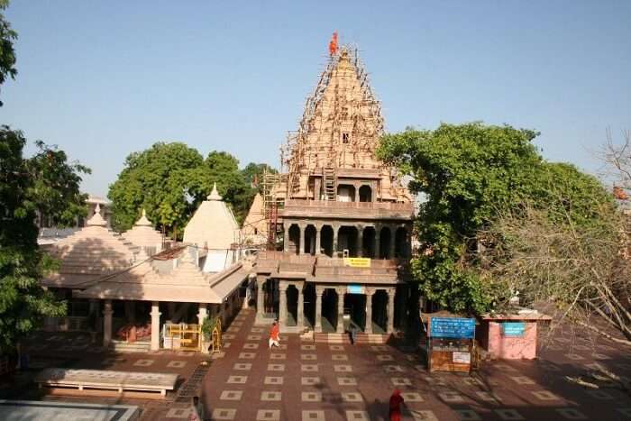 The famous Mahakaleshwar Jyotirlinga Temple in the ancient city of Ujjain