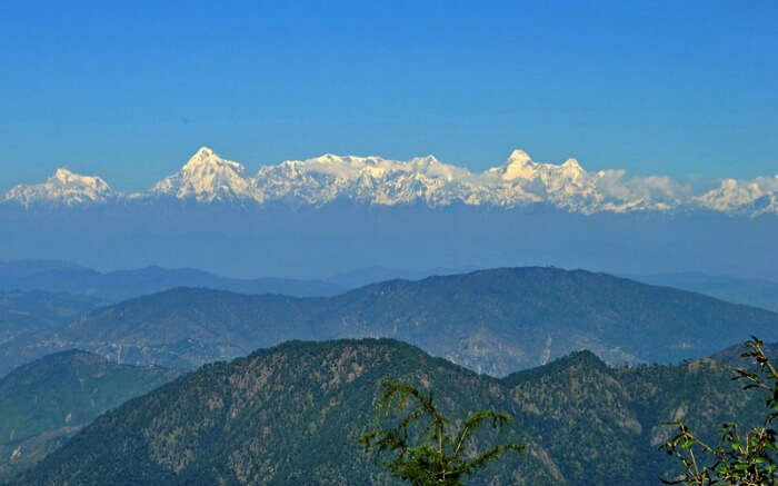 View of Nanda Devi Peak from Mukteshwar 